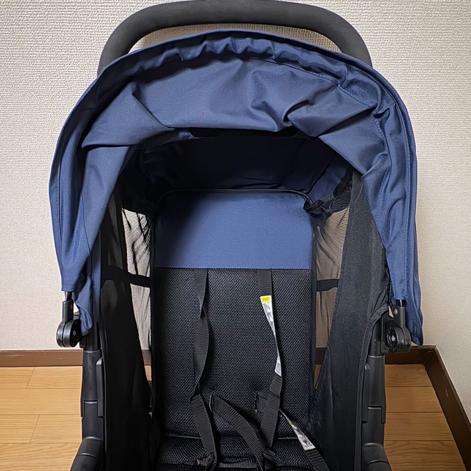 ココロンセカンドメッシュ ベビーカー ネイビー