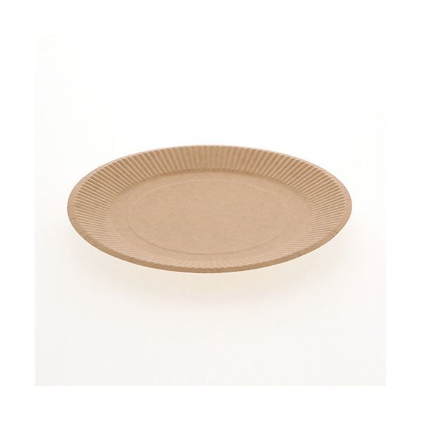 シモジマHEIKO クラフトペーパープレート 18cm 004501018 1セット 2400枚 30枚×80パック