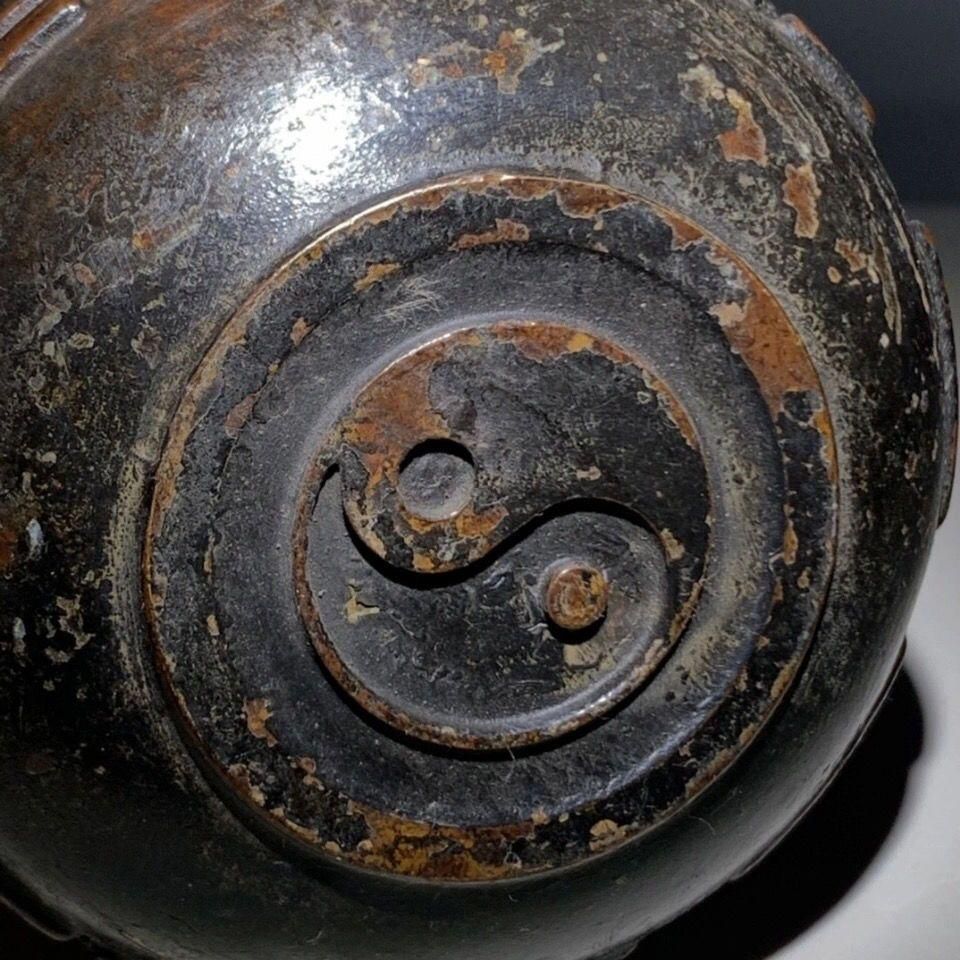 銅器 八卦禅意 太極香炉 茶道 書斎 道家供養 香炉 装飾品 工芸品 置物 銅器 八卦禅意 太極香炉 茶道 書斎 道家供養 香炉 装飾品 工芸品