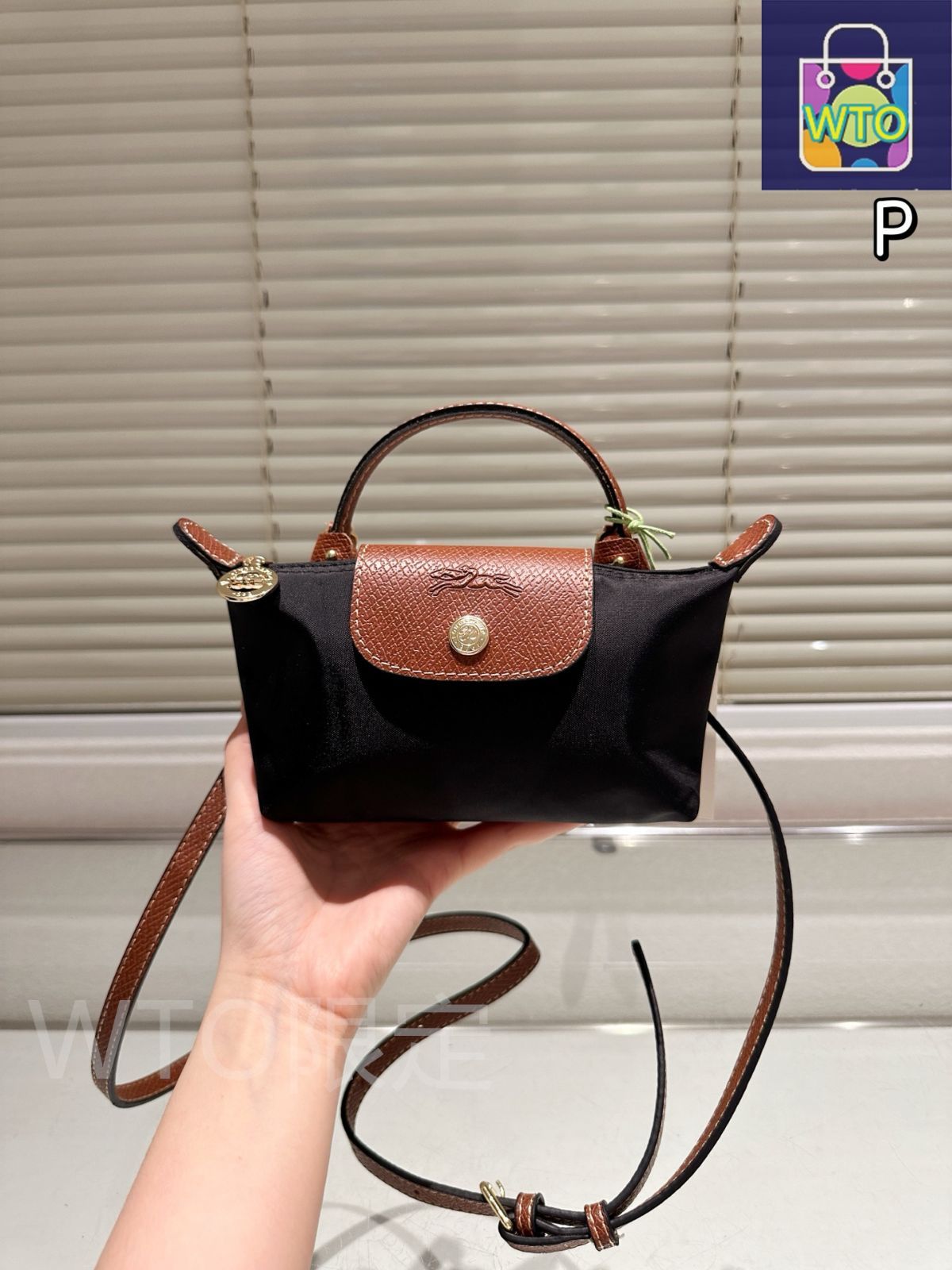 今日特価】Longchamp Le Pliage Collier Massa? Tote Bag