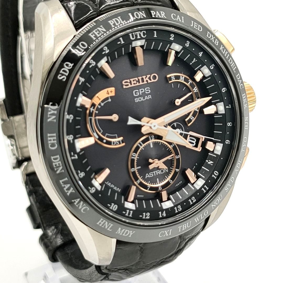 中古美品】SEIKO アストロン メンズ ソーラーGPS 腕時計 SBXB061 8X53 ...