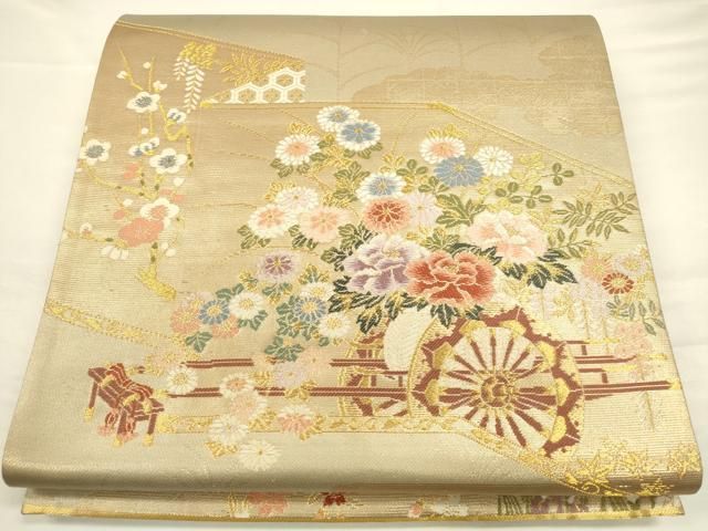 平和屋着物▽上質な紬　単衣　七宝花文　正絹　逸品　CAAV3880dy 平和屋着物▽上質な紬 単衣 七宝花文 正絹 逸品 CAAV3880dy