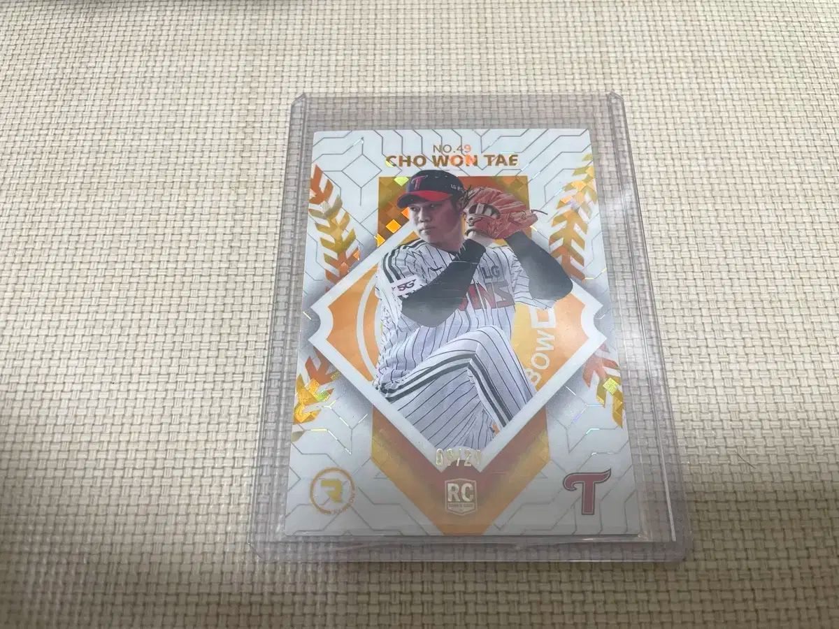 2022 KBO プロ野球 レインボー オレンジ 29 限定 LG TWINS ツインズ チョ・ウォンテ