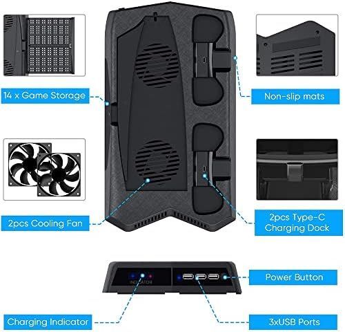 axGear プレイステーション5用垂直スタンド