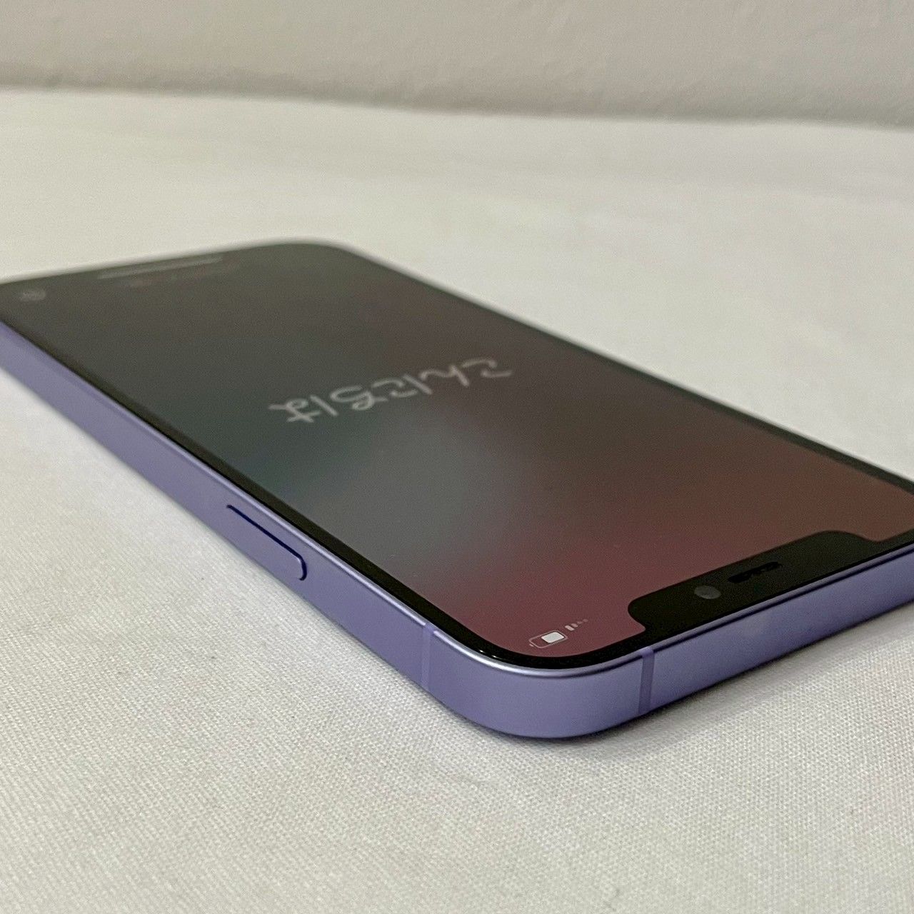 美品】iPhone/12/パープル/128GB/本体のみ/バッテリー77%/No