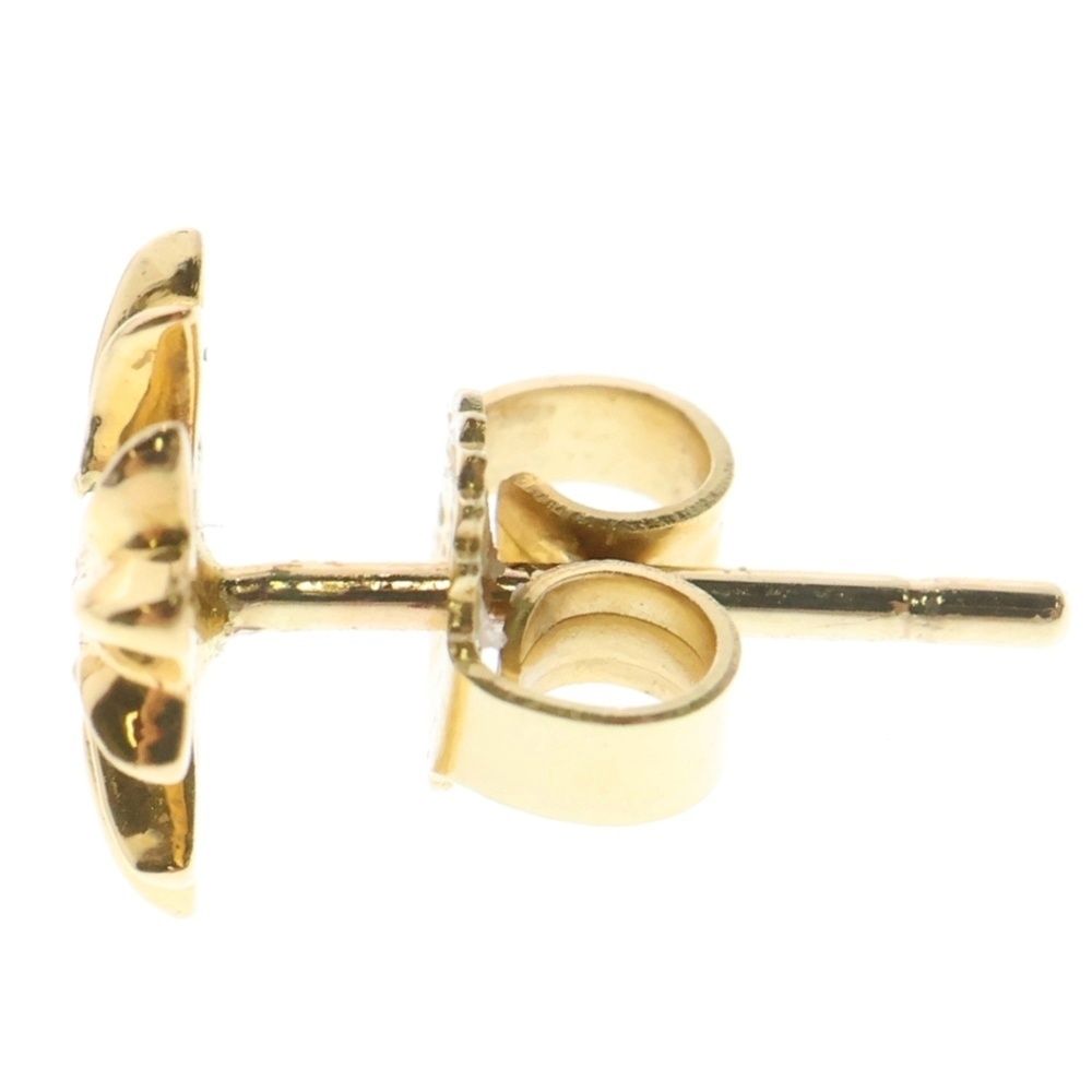 †クロムハーツ†セレブも愛用★22K GOLD x エメラルド ピアス 22K クロムハーツ ベビーファットクロス ドロップイヤリング