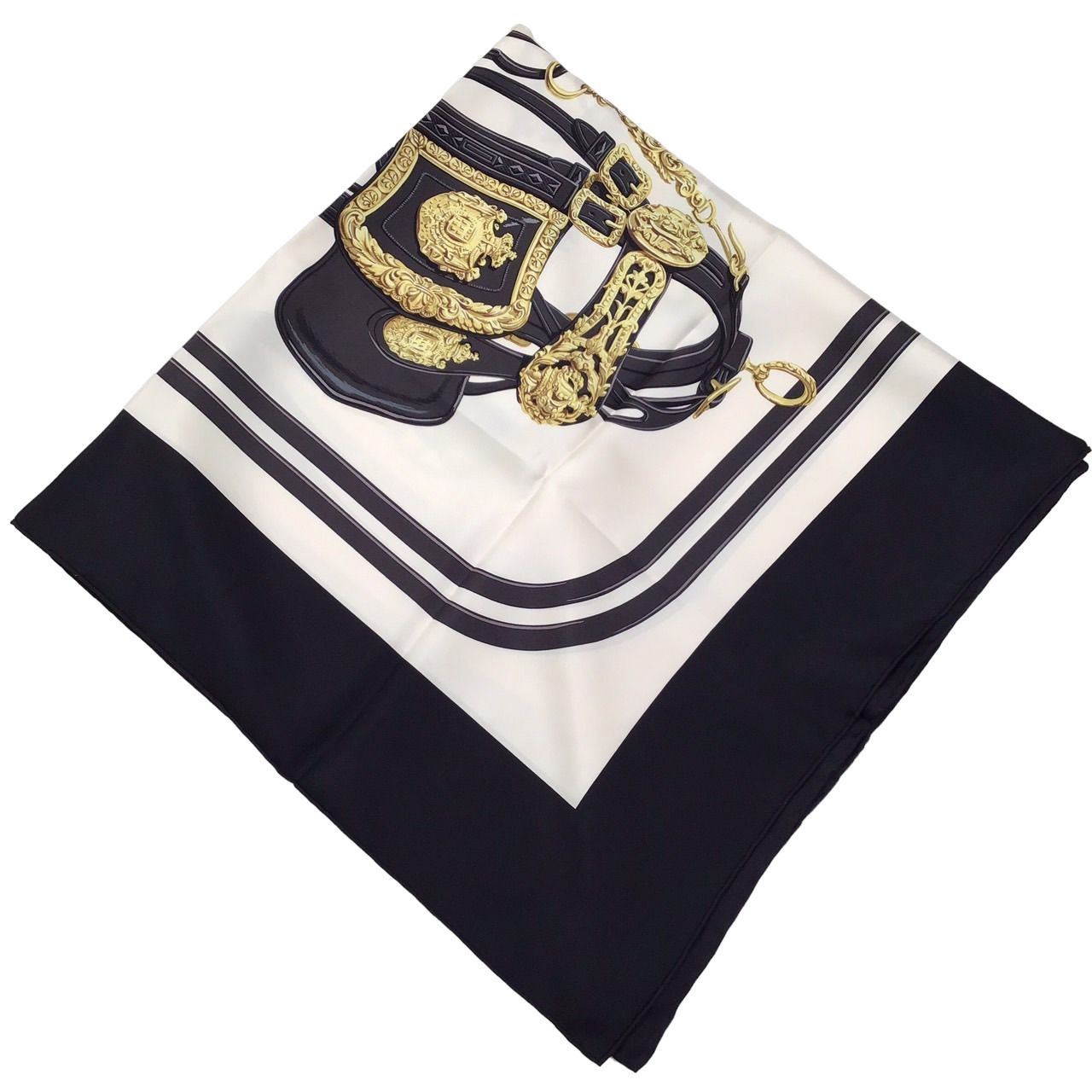 HERMES エルメス カレ90 BRIDES de GALA ブリッド・ドゥ・ガラ 式典用