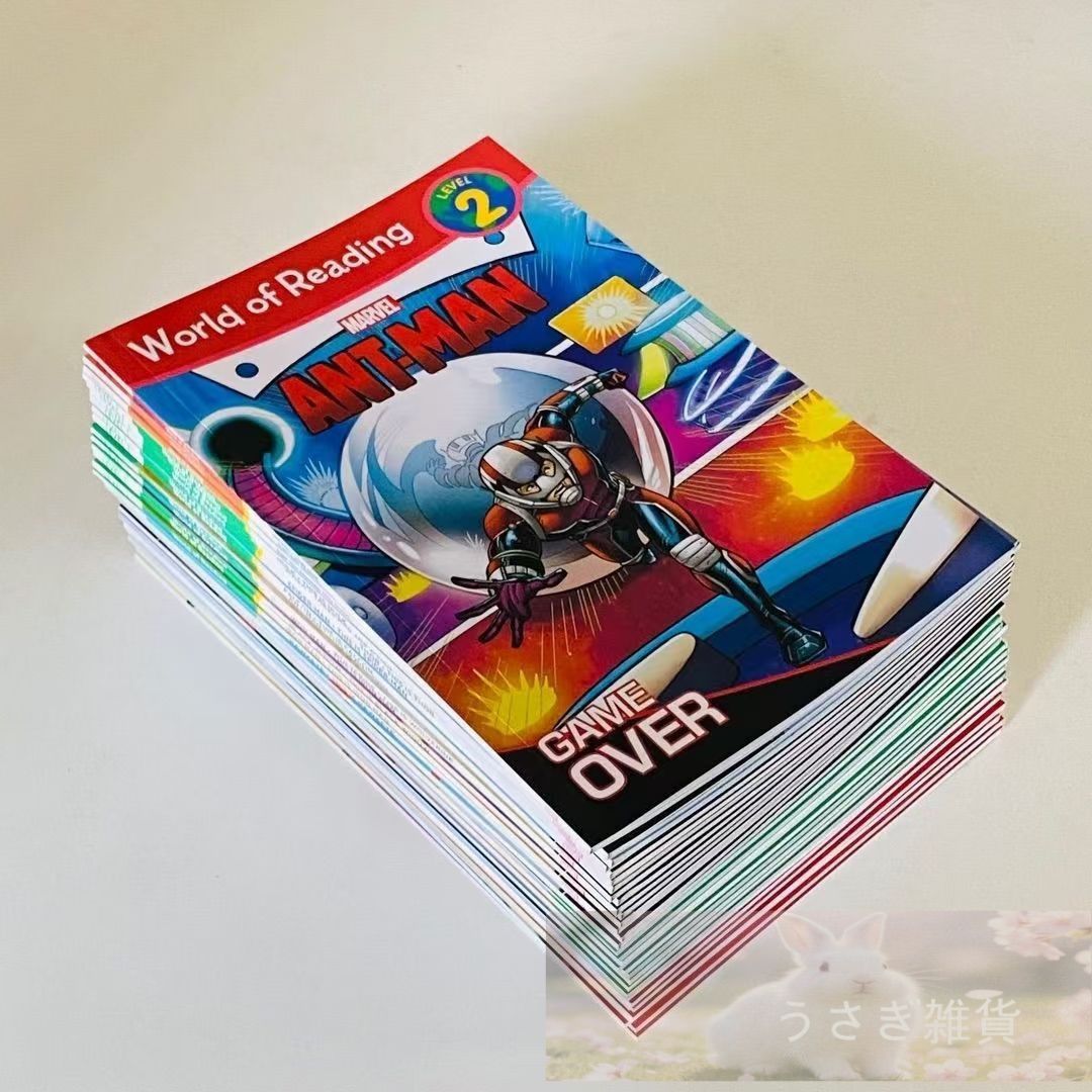ひなたぼっこWorld of Reading Marvel  絵本31冊 書籍です【新品未開封】Marvel World of Reading 31冊セット