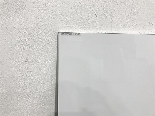 壁掛ホワイトボード メタルライン ホワイト