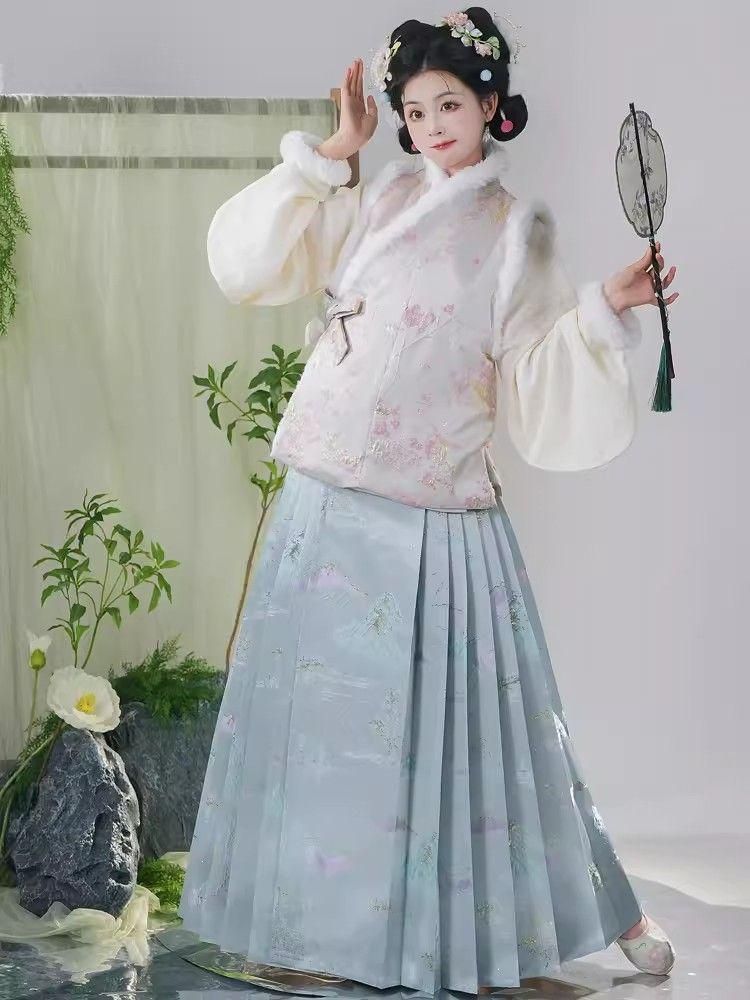HF-12 豪華刺繍 漢服 かんふく 古風衣装 レトロ風 中華ロリータ コスプレ ワンピース 唐装 仙女服 中華風 美しい刺繍