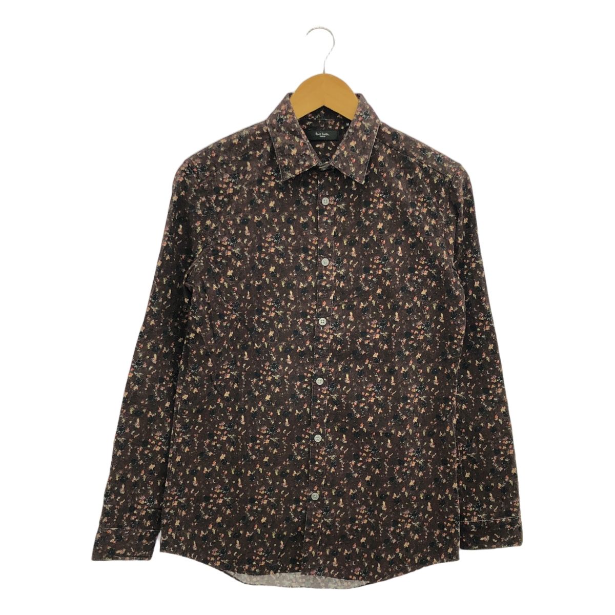 「Paul Smith/ポールスミス」花柄シャツ（ブラウン） 