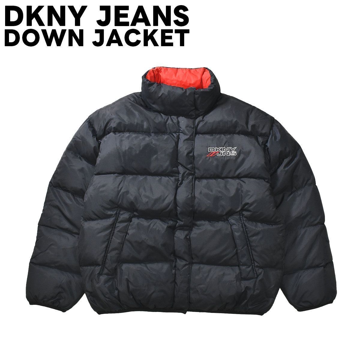 DKNY ダナキャランニューヨーク ジーンズ ダウンジャケット S ネイビー