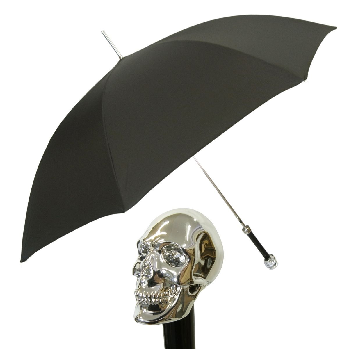 パソッティ PASOTTI Pasotti 傘 長傘 UVカット メンズ アンブレラ ◆ ◆ Style 478FA スカル Silver Skull ドクロ PO-110