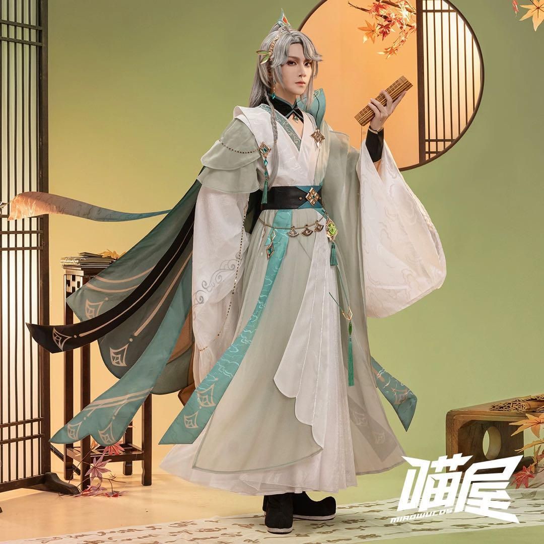 猫屋小舗 アルハイゼン 衣装 XL +靴27.5cm 【原神 コスプレ】 5ggen_mwxp-ys-aehs-y