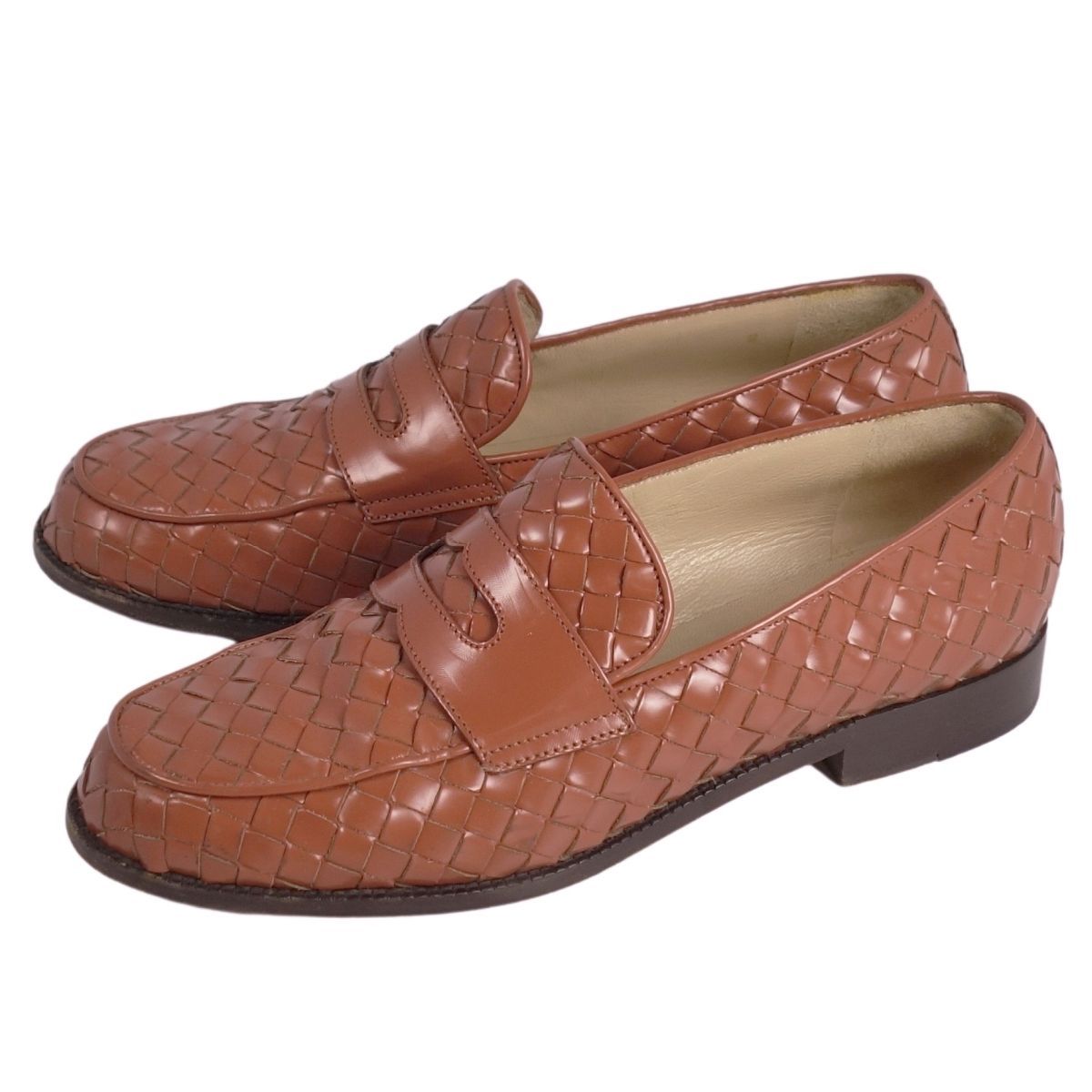 ボッテガヴェネタ BOTTEGA VENETA ローファー モカシン イントレチ