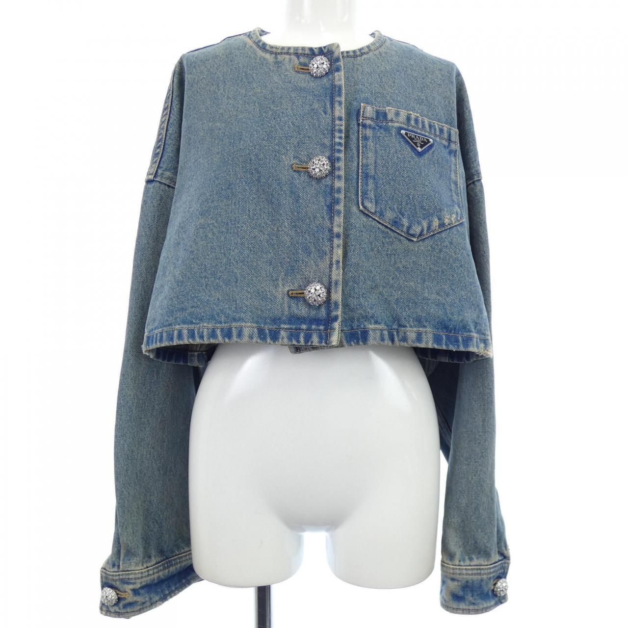 プラダ PRADA トライアングルロゴ GFB309 S000 13Z6 デニムジャケット