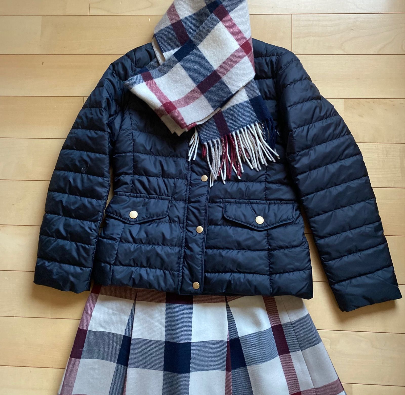 お値下げ【新品】ブルーレーベル BLUE LABEL エアリーダウン サイズ38 