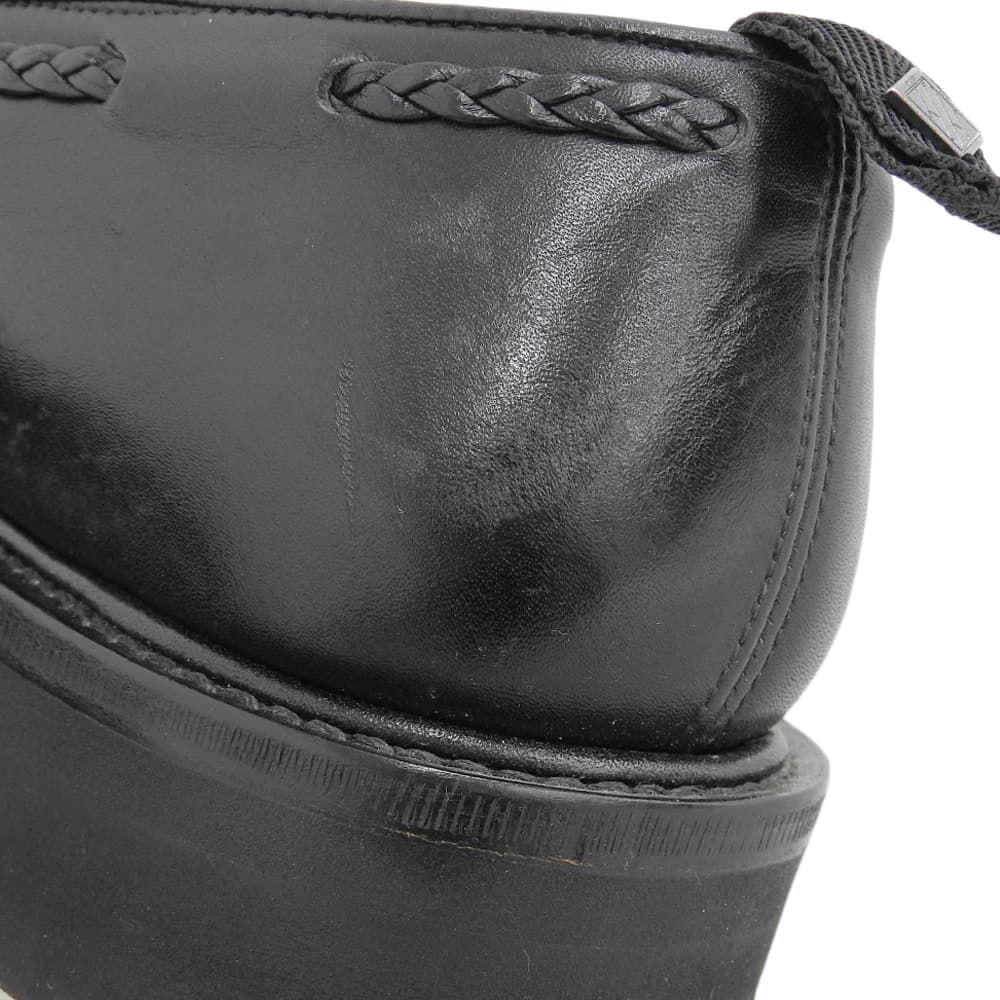  WH ダブルエイチ タッセルローファー シューズ メンズ ブラック 7 5 WHSP 0507 S その他 靴