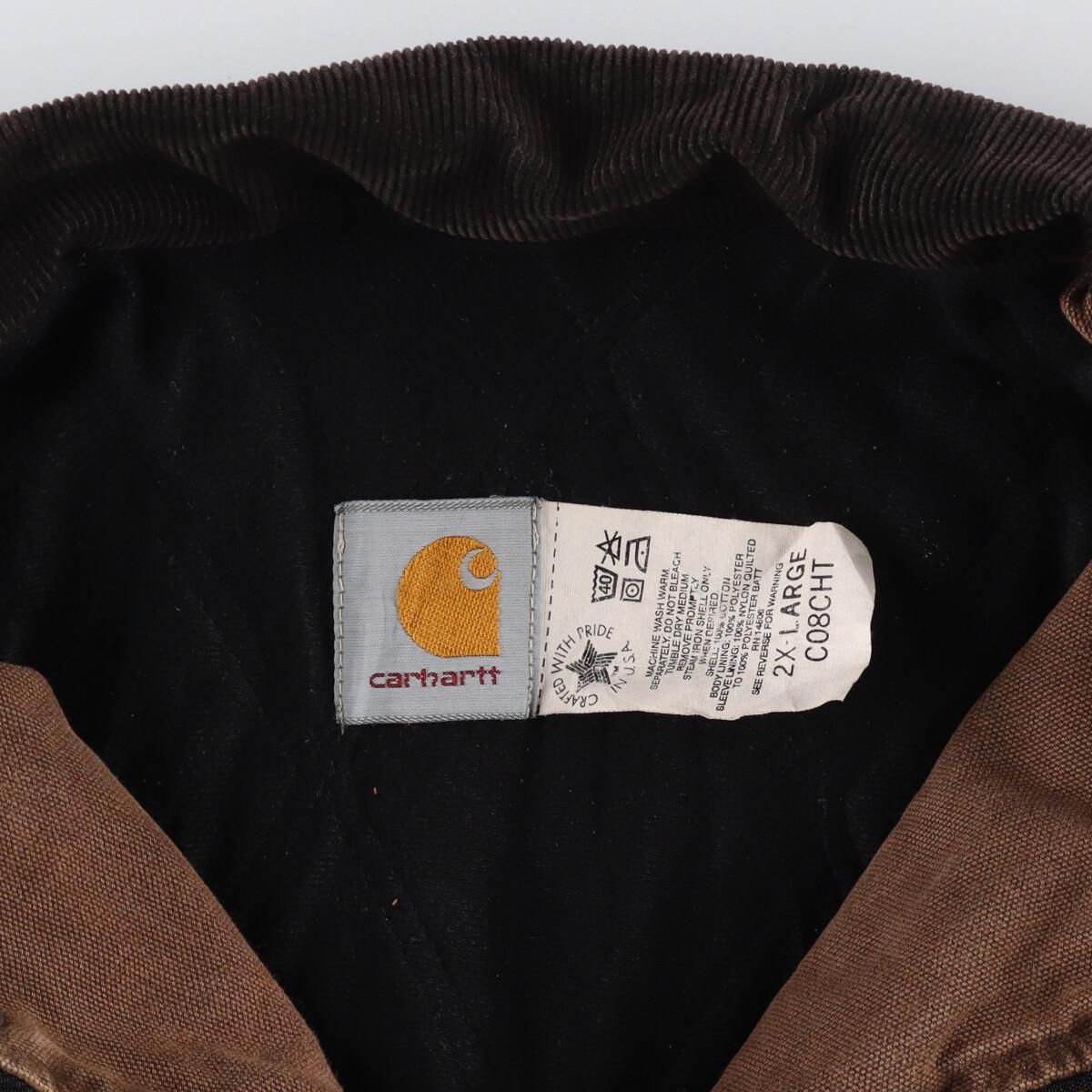 古着 80年代 カーハート Carhartt ダック地ワークジャケット USA製