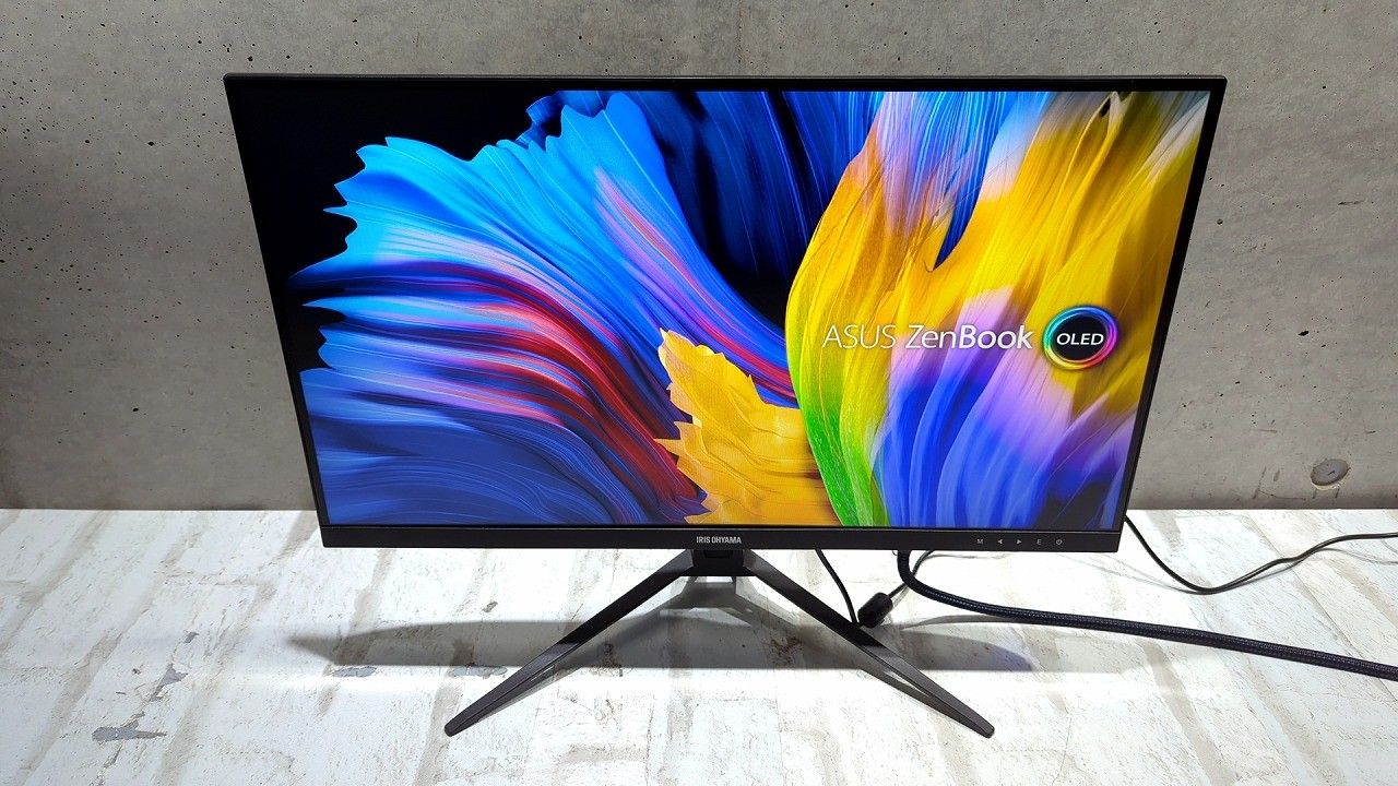 状態良好 IRIS OHYAMA アイリスオーヤマ モニター 21インチ スピーカー内蔵 DT-FF213S-B ブラック 