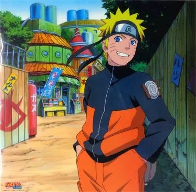 中古】ポスター（アニメ） クリアスクエアポスター うずまきナルト