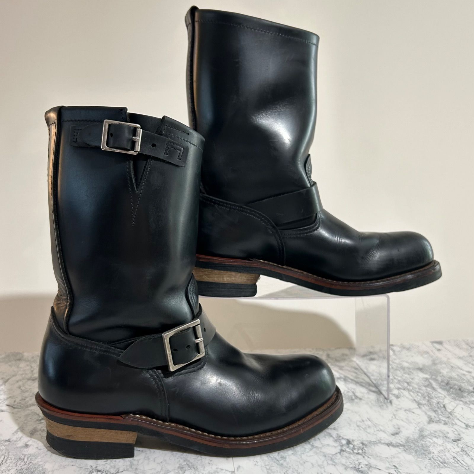 REDWING 2268 エンジニア　US8D 廃盤 廃盤】 RED WING レッドウィング エンジニアブーツ ブラック 黒