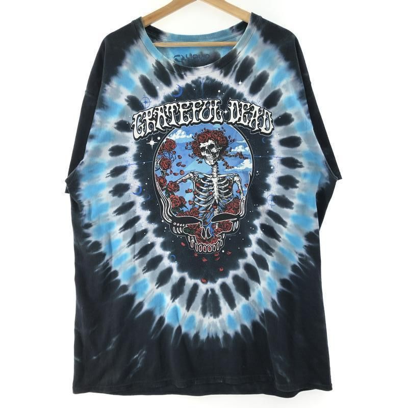 LIQUID BLUE グレイトフルデッド タイダイTee XL ブラック ブルー リキッドブルー 10