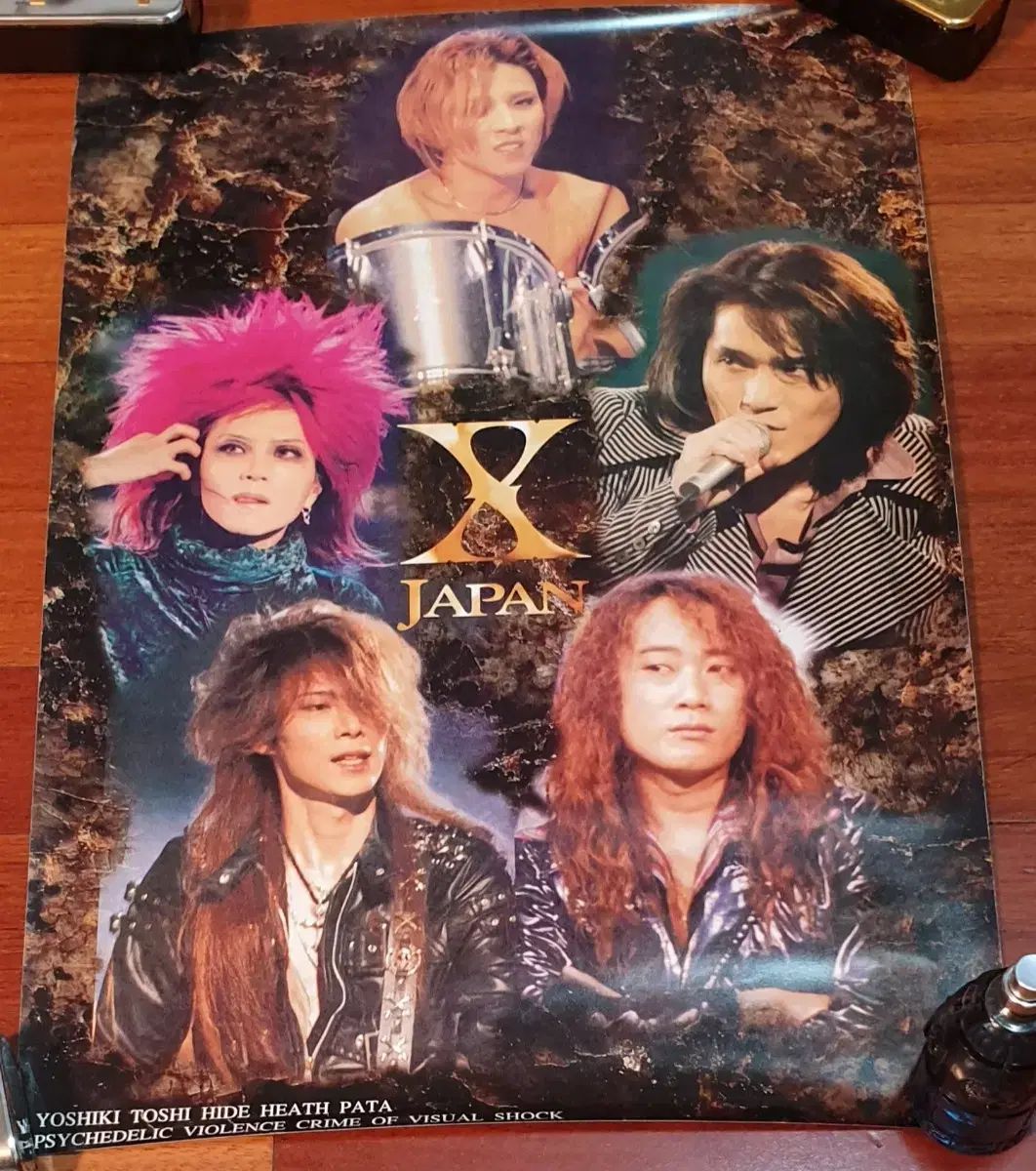 ヨシキ 隠す トッシュ ポスター X JAPAN ソウルコンサート チラシ