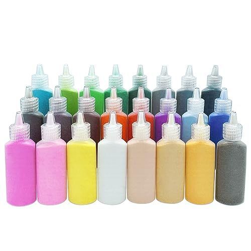 カラーサンド 24色セット DIY 色砂 砂絵 各35g
