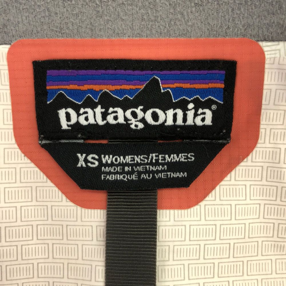 パタゴニア 長袖 ナイロン ジップパーカー XS オレンジ系 patagonia アウトドア レディース patagonia - パタゴニア 長袖 ナイロン ジップパーカー XS オレンジ系
