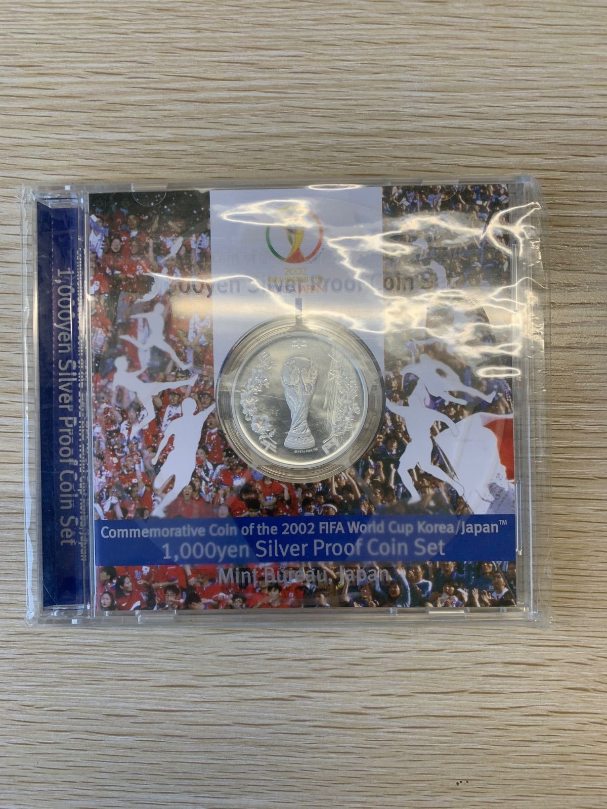 2002 FIFA ワールドカップ 記念貨幣 1000円 銀貨 プルーフ貨幣セット 平成14年 美