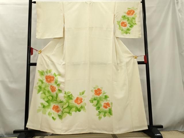 平和屋着物□訪問着 草花文 暈し染め 正絹 逸品 未使用 CAAU3759xi