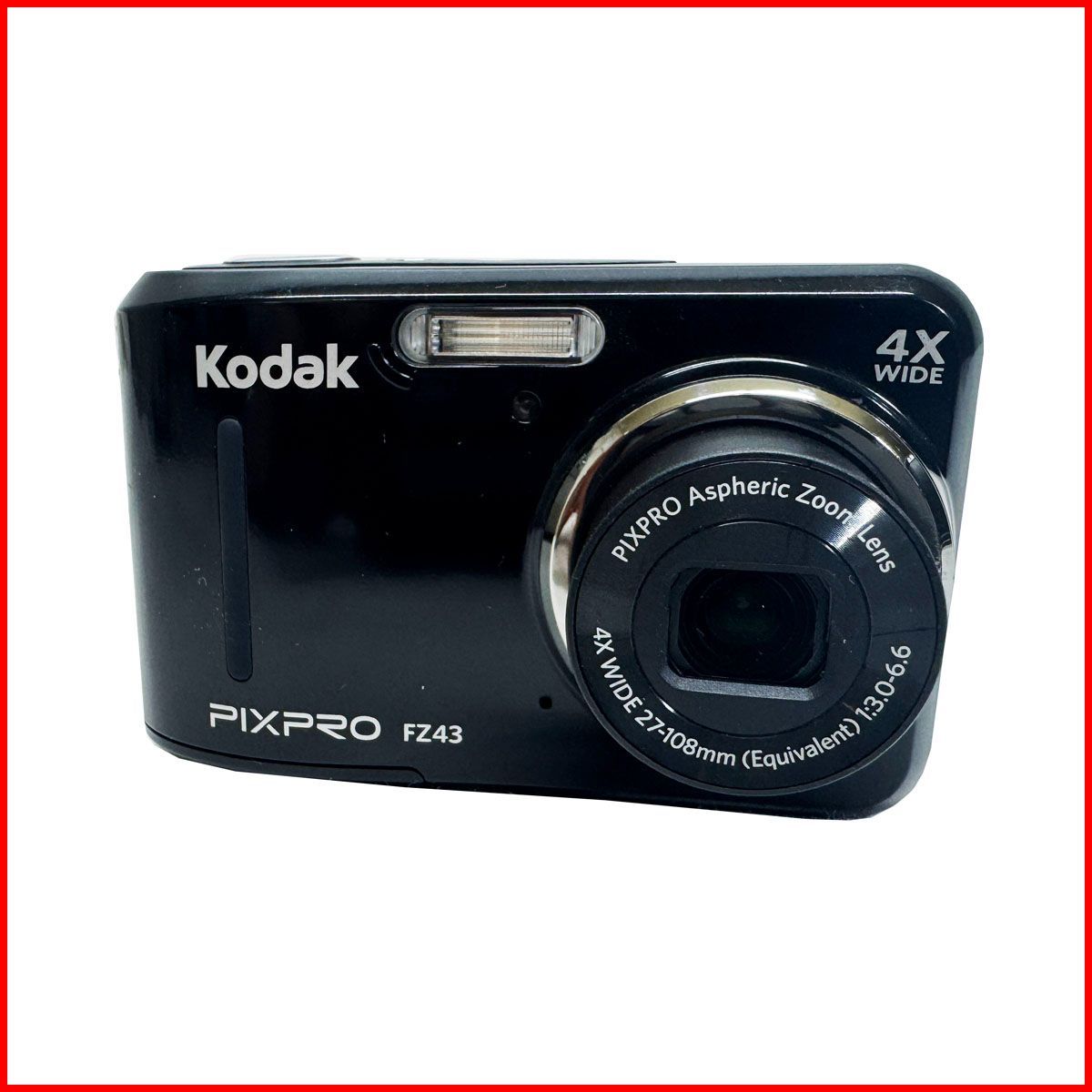 ○KODAK/コダック コンパクトデジタルカメラ FZ43○PIXPRO ブラック 単
