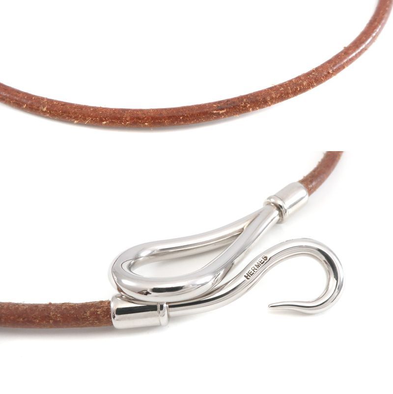 エルメス ジャンボチョーカー ブレスレット シルバー金具 HERMES