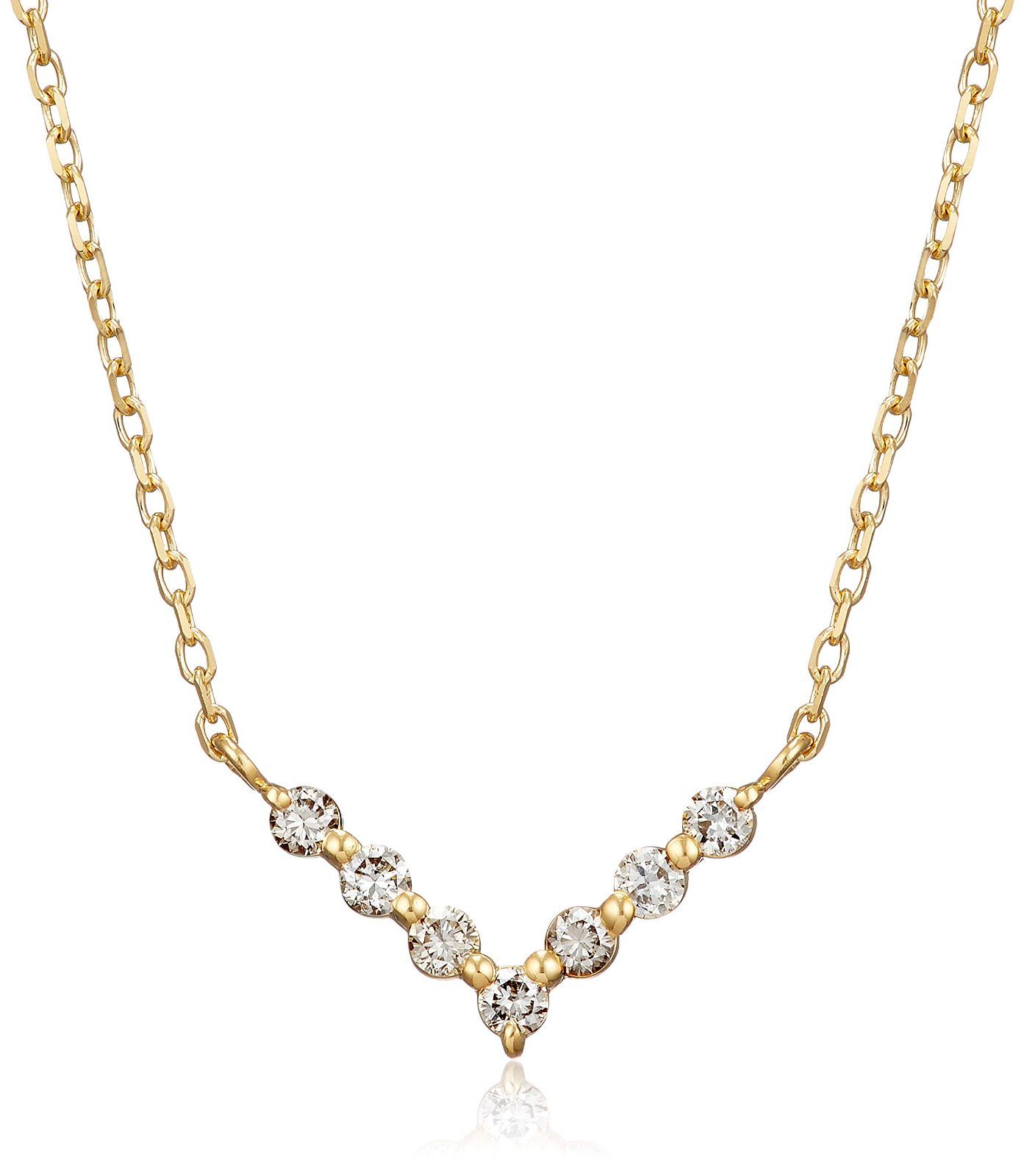 数量 レディース 111741123018 ダイヤモンドK18イエローゴールド YG ネックレス ヨンドシー