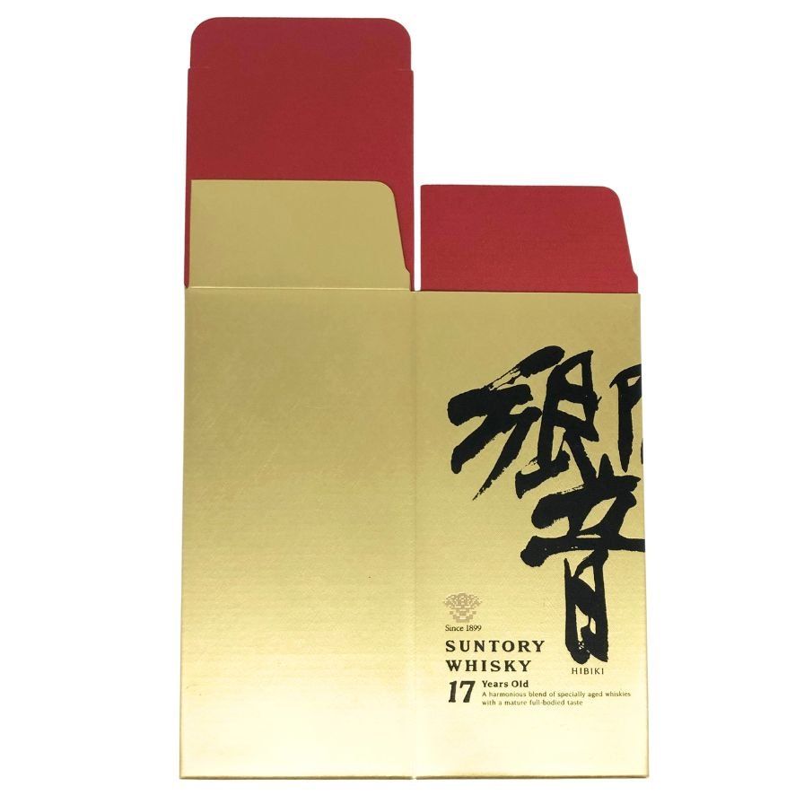 ウイスキー 響 空箱 4枚セット 箱のみ 中身 空瓶なし 響17年