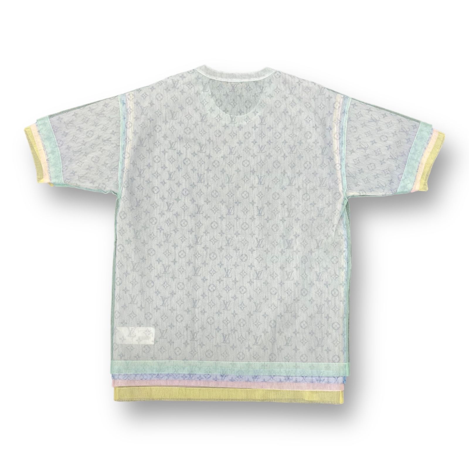 国内正規 未使用品 LOUIS VUITTON モノグラム チュール レイヤード Tシャツ ルイヴィトン RM201 TED HIS77W M
