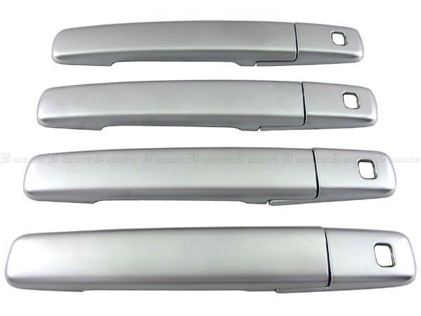 eKカスタム B11W ドアハンドルカバーノブ サテンシルバー