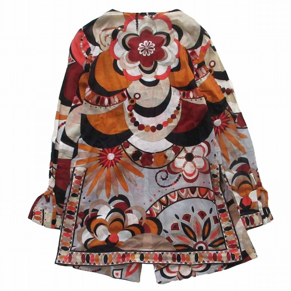 EMILIO PUCCI エミリオプッチ 長袖トップス イタリア製 エミリオプッチ 長袖ハイネック総柄 イタリア製34