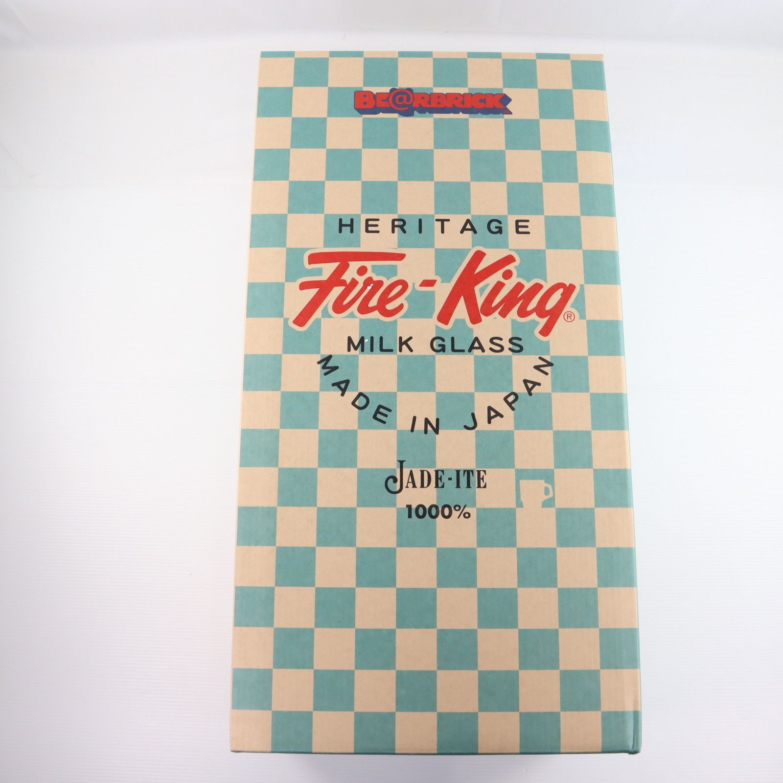 BE RBRICK ベアブリック Fire-King ファイヤーキング 1000% JADE-ITE 完成品 可動フィギュア メディコム トイ