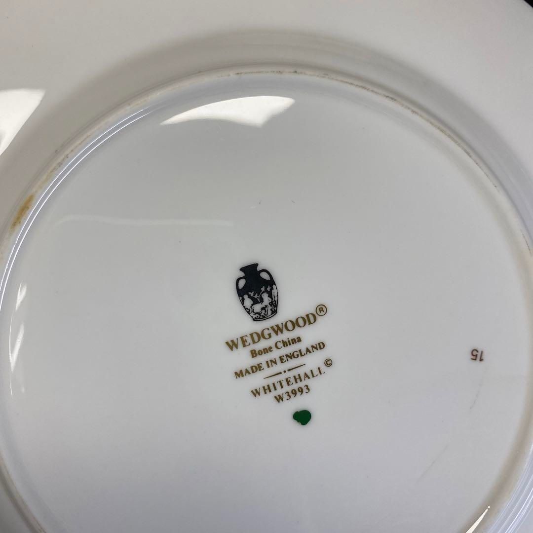 ウェッジウッド ホワイトホールパウダーブルーデザートプレート6枚