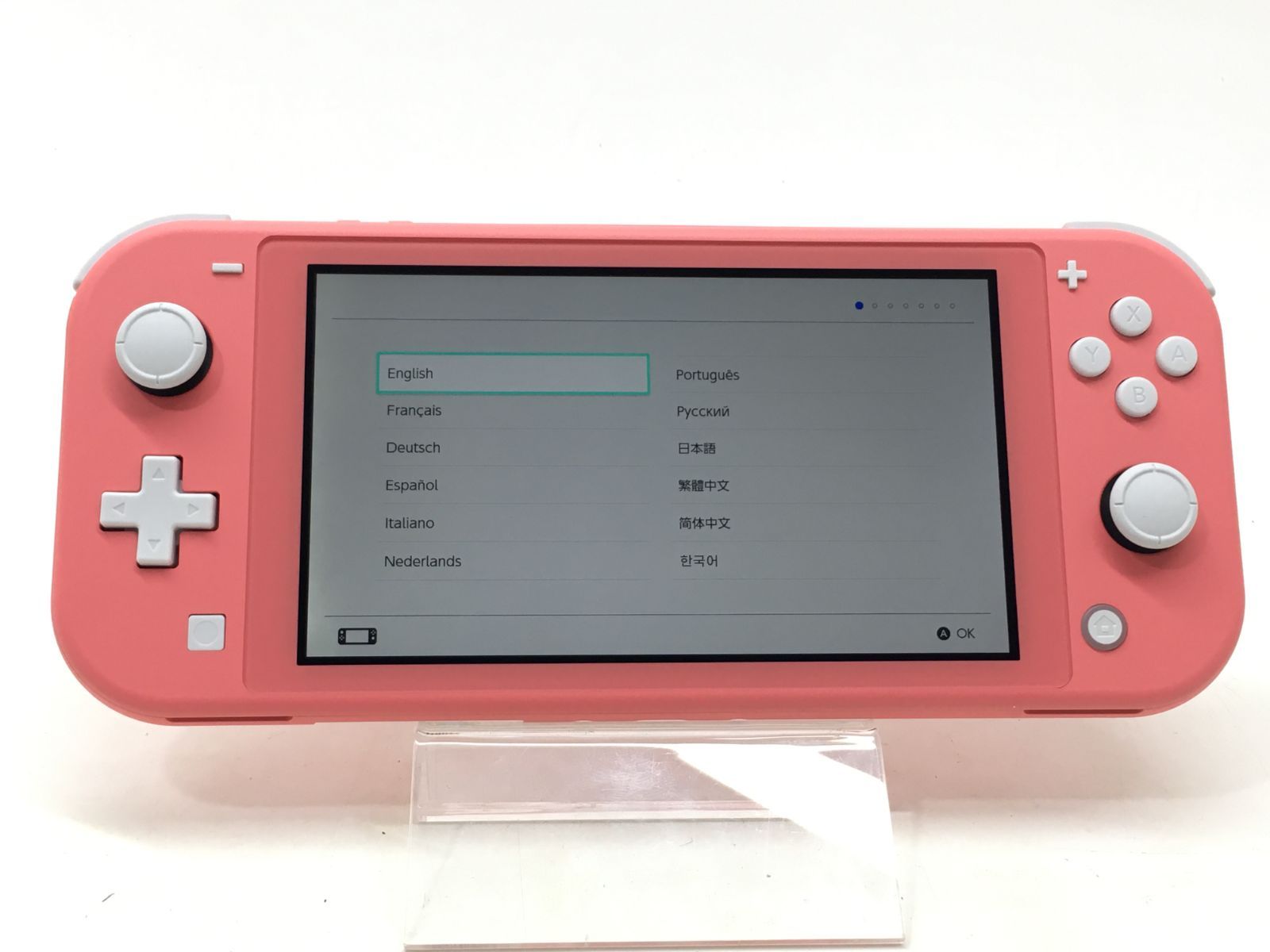 01m2297 【未使用品】Nintendo Switch Lite本体 コーラル スイッチ 