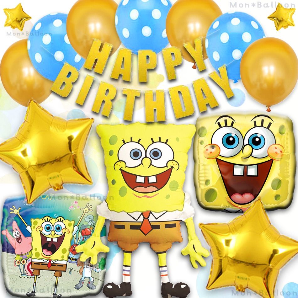 代引可 新品 未使用 スポンジ ボブ バルーン 豪華 セット イエロー 誕生日 パーティ 風船 装飾 その他 Www Elite Fitness Es Www Elite Fitness Es