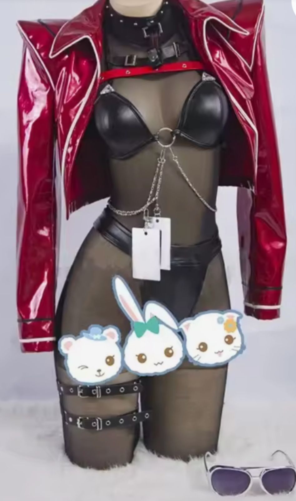 エナメル猫耳コスプレ 送料無料 サイバーイリス キャット ピンク えなこ 猫耳 猫 ネコ