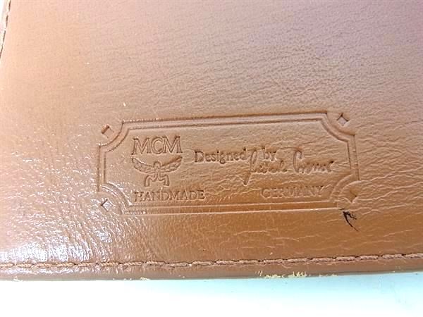 MCM エムシーエム モノグラム ヴィセトス柄 レザー 二つ折り 長
