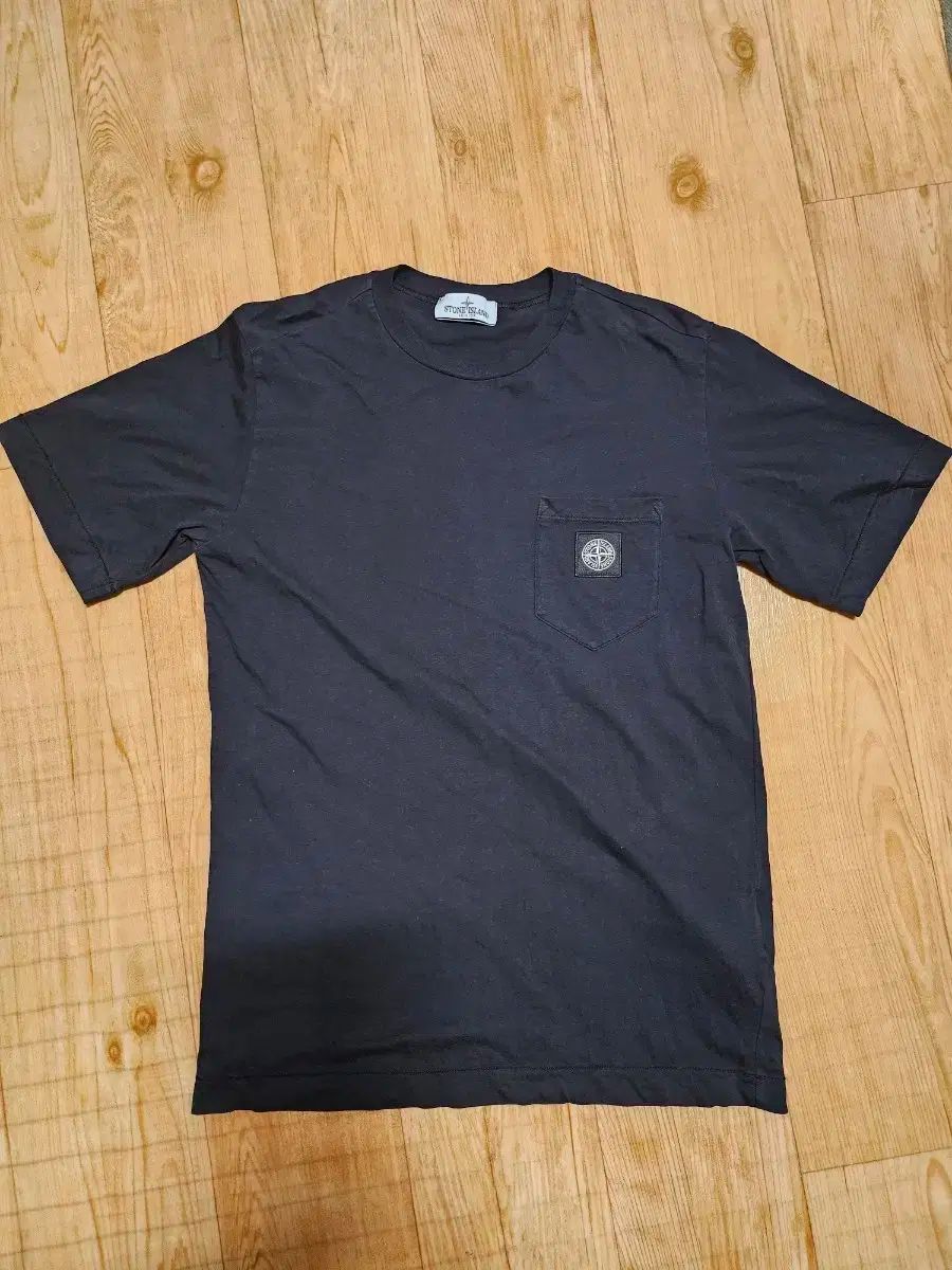 ストーンアイランド キッズ ポケット 半袖 Tシャツ ネイビー 170