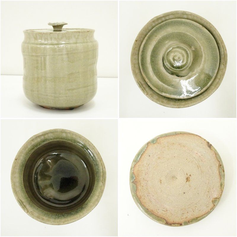 送料込逢絢亭茶道具 水指 唐津焼 朝鮮唐津 帆柱窯 中嶋紀文 共