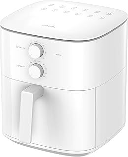 Xiaomi エアフライヤー エッセンシャル 6L 大容量 家庭用 電気 エアフライヤー 卓上 揚げ物 惣菜 1～60分間タイマー 温度調節 360°循環加熱 1200Wの高出力 80～200°Cの温度制御 12種類調理オプション