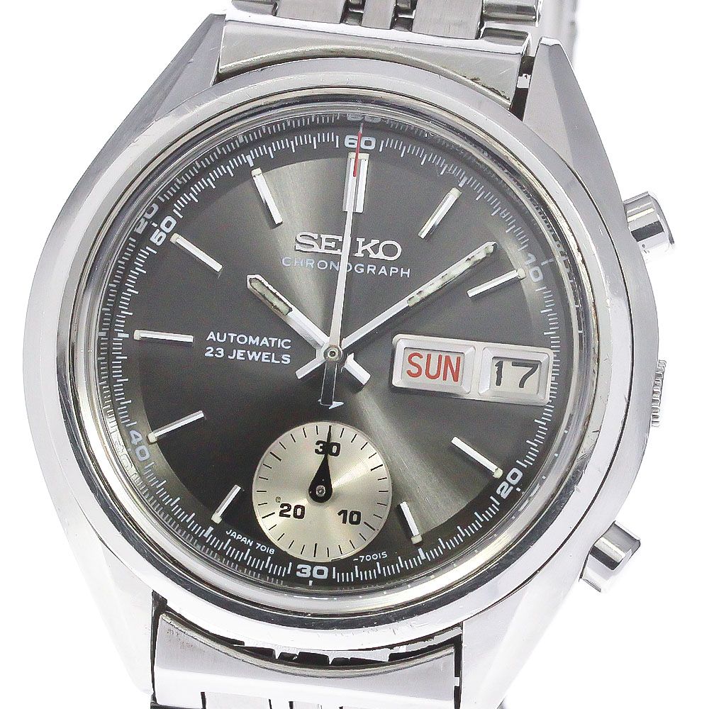 セイコー SEIKO 7018-7000 クロノグラフ デイデイト 自動巻き メンズ箱