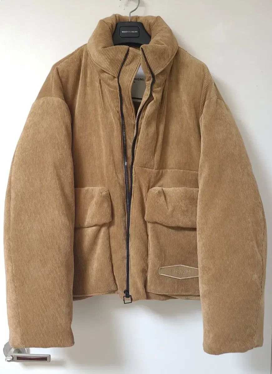 46 ウーヨンミ コーデュロイ キャメル ダウン